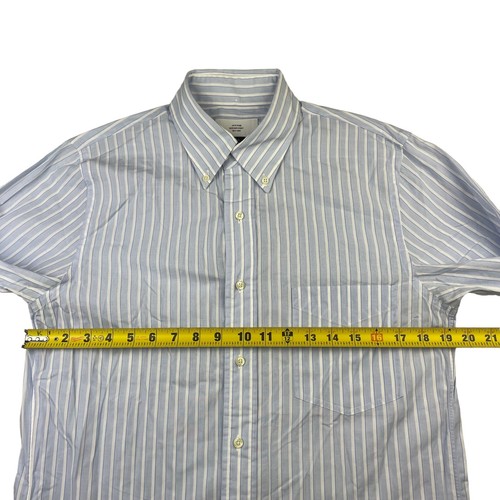 Jack Spade Men’s 100% Cotton L/S Button Shirt Blue/White Stripe • USA • Small - Picture 8 of 8