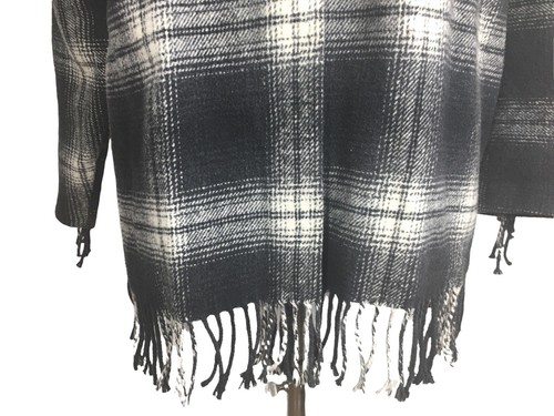 Vintage Fransen Karo Jacke Hemd (USA) Judy Knapp California Knopfleiste Small - Bild 3 von 10