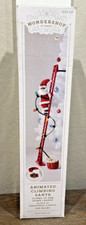 Wondershop Animated Climbing Black Santa Lighted, Musical Red, 43"H, Works Great