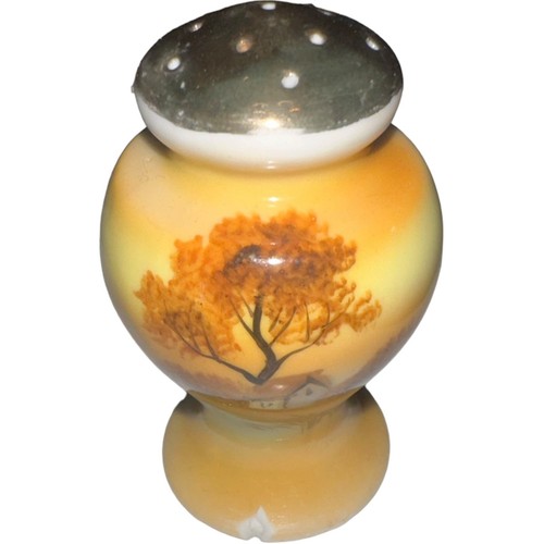 Vintage Noritake Japan Hand Painted Tree in Meadow Circa Salt & Pepper Shakers - Picture 13 of 17