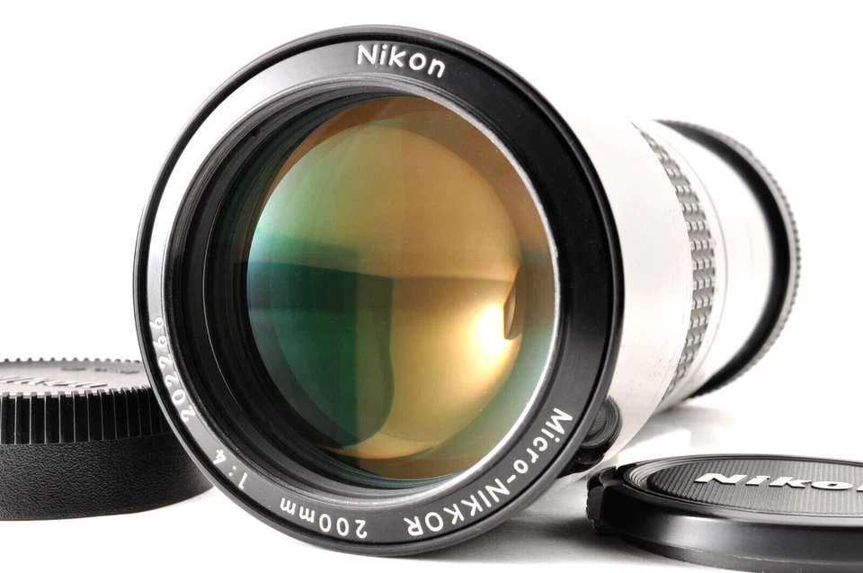 [Near Mint]  Nikon Ai-s 200mm f/4 IF MF Portrait Close-up Lens from JAPAN #139 - Image 2 of 4