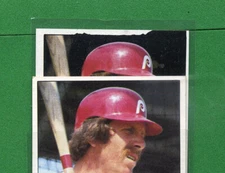 1979 TOPPS #610 MIKE SCHMIDT PHILLIES RARE "OVER-INKED" ERROR VARIATION PAIR