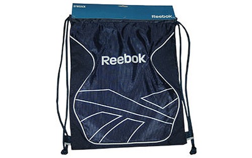 Reebok Gymsack Athletic Sport Bag Gymnastics Blue ca.16 7/8x13 13/16in Sack