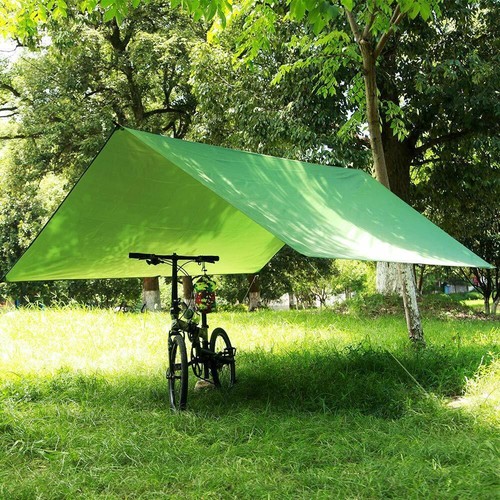 Waterproof Camping Tarp Tent Hammock Rain Fly 3 X 3M for Hiking Survival Shelter - Picture 10 of 12