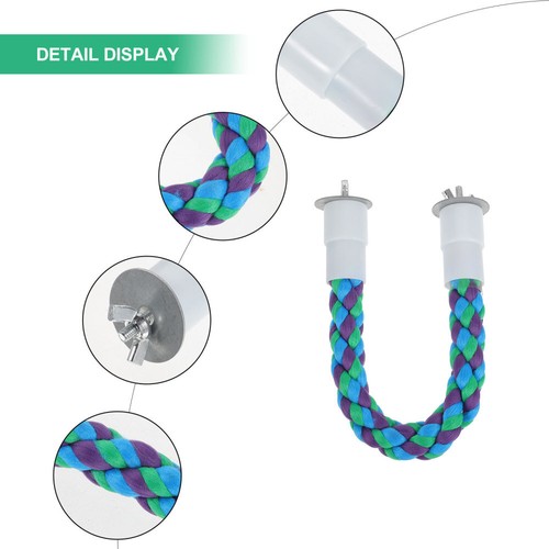 Parrot Climbing Rope Toy Baby vendre Parakeet Bird Hanging Chewing Toys