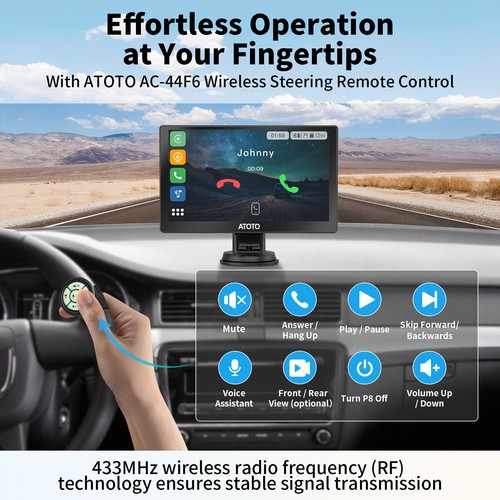 ATOTO P8 7 Zoll Radio Touchscreen Wireless Apple Carplay Android Auto Autoradio - Bild 7 von 12