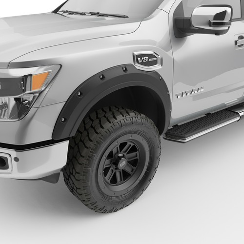 EGR 795904 Traditional Bolt-On Look 4Pc Fender Flares Fits 16-24 Pro4X /Xd Titan - Picture 4 of 4