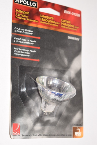 Apollo ENX #31239 360W/82V Halogen Lamp for Overhead Projectors  - Picture 1 of 4
