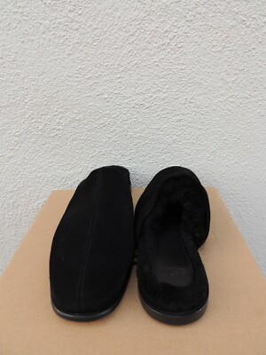 MEN’S UGG CHATEAU SLIP ON BLACK SUEDE SHEARLING MEN\'S SLIPPERS UGG Chateau Men Slippers Suede Black US 11 /uk 10 /eu 44 for  main image 3