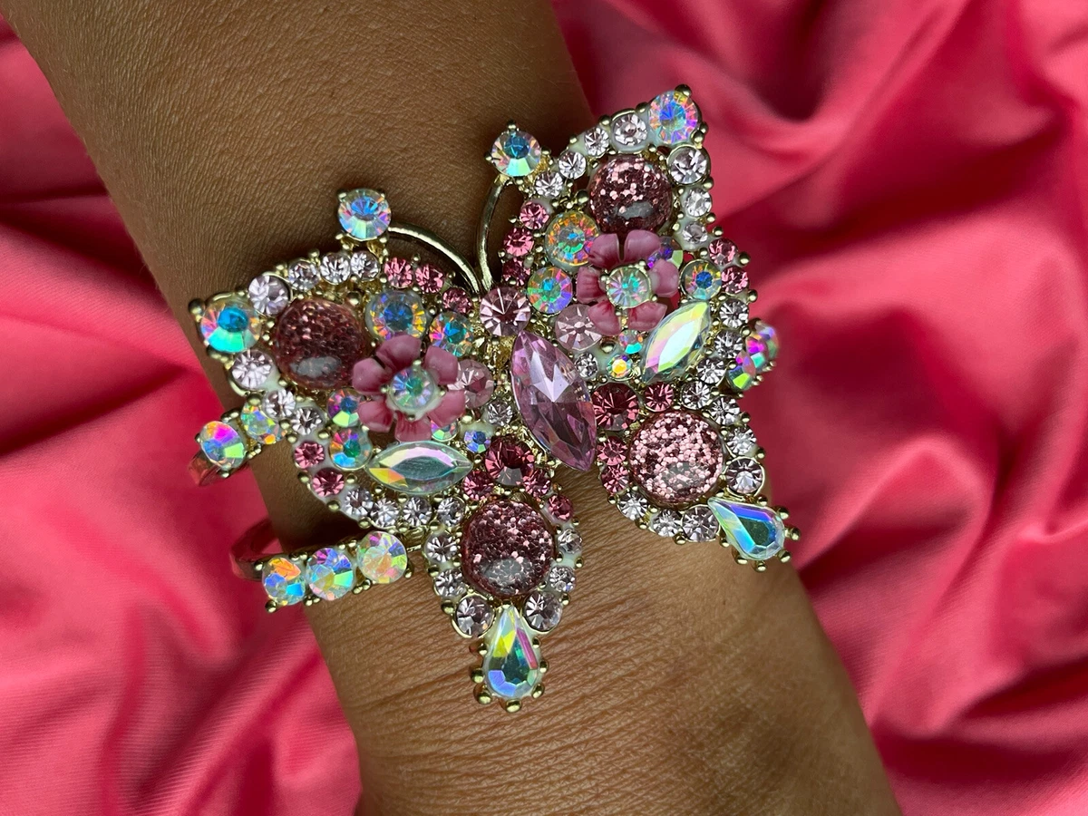 Betsey johnson butterfly bracelet deals