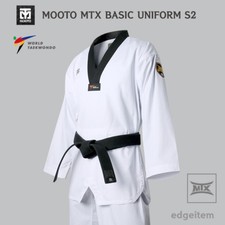 MOOTO MTX S2 Basic Uniform Tae Kwon Do TKD Taekwondo WT Dan Dobok