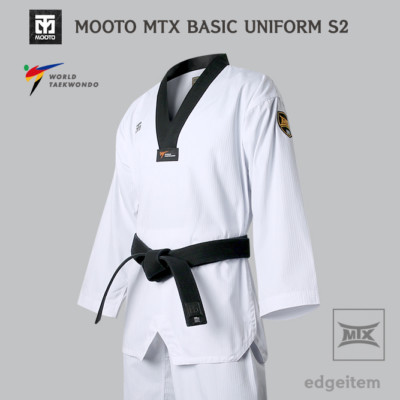 MOOTO MTX S2 Basic Uniform Tae Kwon Do TKD Taekwondo WT Dan Dobok