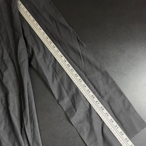Hugo Boss Suit 40L 32W Mens Gray Solid Wool - 第 8/15 張圖片