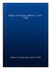 Fiction Books & Thomas Jefferson 1700-1799 Publication Year