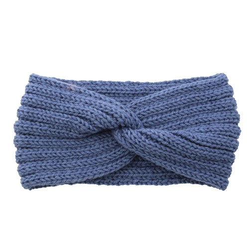 Women Winter Crochet Knitted Wool Headband Hair Band Warm Plain Color Fashion - Bild 39 von 122