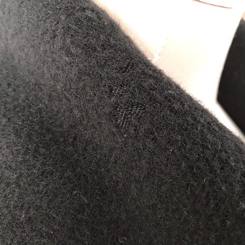 Cinzia Rocca Due Size 6 US Black  Alpaca Mohair Wool Blend Luxury Coat - Picture 14 of 14