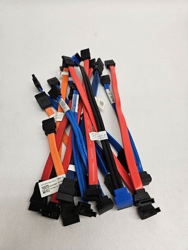 ***GREAT*** MXD LOT 17 SATA CABLES 4.5"-8.5" RT ANGLE, SERIAL, LOCK, NON-LOCK!!! - Picture 3 of 3