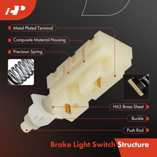 A-Premium New Brake Light Switch for Buick Regal Chevy Monte Carlo Pontiac Olds - Foto 2 di 10