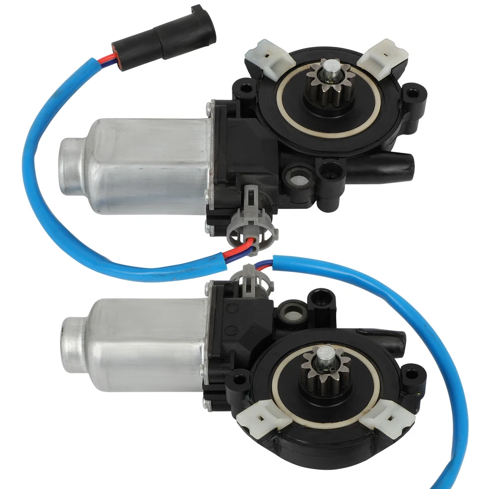 Par de motores de ventana eléctrica con 2 pines para Ford F-250 F-350 F-450 F-550 Super Duty Foto 2 de 4