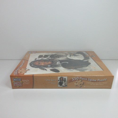Master Pieces "One Spirit" Wolf 550 Piece Jigsaw Puzzle 18"x24" B.A. Roberts-New - Picture 6 of 8