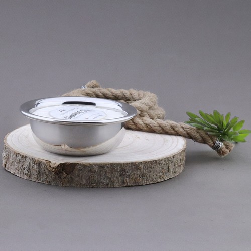 Shaving Bowl of Stainless Steel Barber Salon Soap Bowls Perfect For Wet Shave - Picture 4 of 8