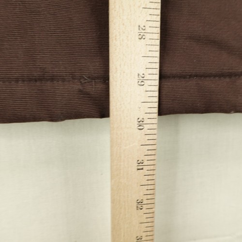 Tempco Jacket Small Brown Flannel Lined Canvas Chore Barn Corduroy Collar Coat ^ - Picture 11 of 12