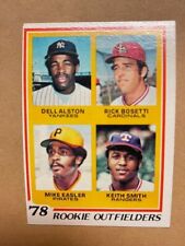 Vintage 1978 Topps Rookie Outfielders #710 ~ Rosetti, Alston, Easler, Smith