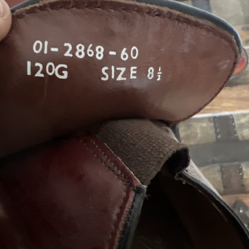 Vintage New Old Stock Men’s Barkers Shoes Brown Slip Ons 8.5 G - Picture 6 of 6