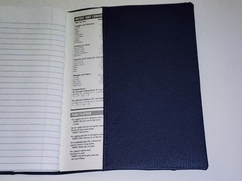 Refillable Composition Faux Leather Notebook Cover (9.75" x 7.5") - Picture 4 of 6