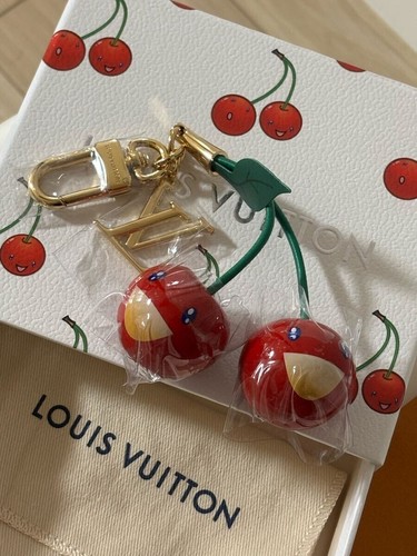 Louis Vuitton x Takashi Murakami Cherry Bag Charm M02476 2025 Limited - Picture 1 of 6