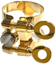 Bullseye Bullseye ligature Bulls EX Mayer rubber Alto gold plate BLEXGP-Mey-A