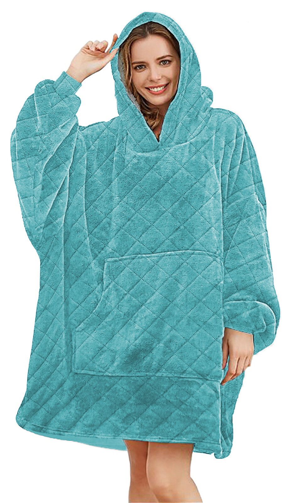 UNISEX oodie Blanket Oversized Snoodie Hoodie Sherpa Fleece Big Hooded