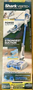 duoclean corded vertex shark vacuum stick cleaning self