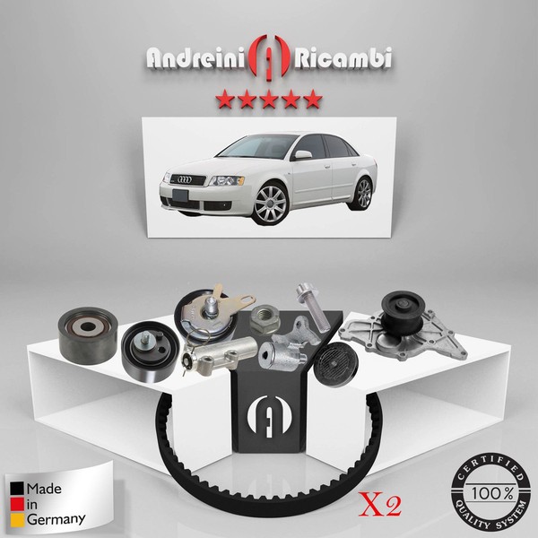 2 Kit Verteilung + Wasserpumpe Audi A4 B6 2.5 Tdi 120KW 163CV 2003-image