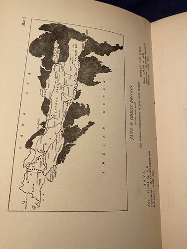 1929 The Races of Java Nyessen Library of Congress Ex Lib Javanese Map Pacific - Picture 5 of 12