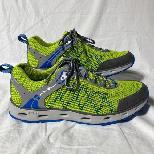 Eddie Bauer Full Circuit Men's Chrome/Limeade Sneaker Running Shoes Size 10.5 - Picture 2 of 7