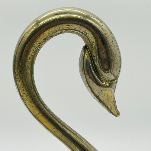 Cisnes de Colección de Vidrio Soplado con Detalle de Burbuja Bullicante y Cabeza de Cuello Plateado - Imagen 8 de 13