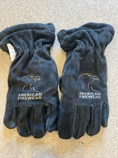 American Firewear Leather Firefighter Gloves Size Small S