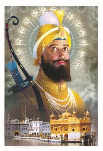 Guru Gobind Singhji Sticker Poster Without Frame (24 X 48 Inch) - Picture 1 of 2
