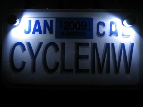 LED Kennzeichenbeleuchtung Schraube Kawasaki Ninja ZX6R ZX636 636 ZX9R ZX10R 650R ER-6F - Bild 2 von 2