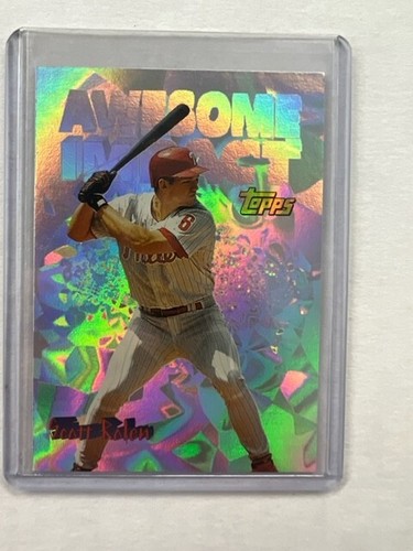 1997 TOPPS AWESOME IMPACT INSERT CARD PHILADELPHIA PHILLIES SCOTT ROLEN #AI18 - Picture 1 of 2