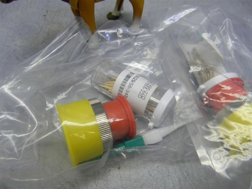 Aero D38999/26FD35SB Circular MIL Spec Connector w/pins M39029/56-348 Lot of 2 - Image 2 of 4