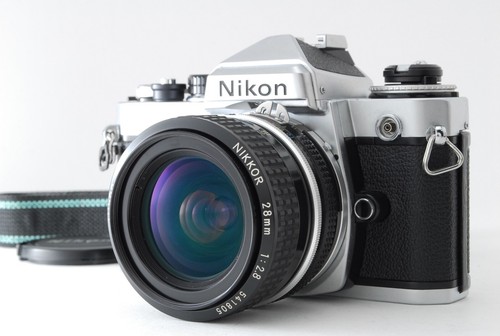 【N NEUWERTIG】Nikon FE analoge Spiegelreflexkamera 35 mm Ai 28 mm f/2,8 Objektiv aus JAPAN