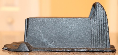 Soporte de fósforo vintage de hierro fundido negro montado en la pared - Imagen 6 de 6