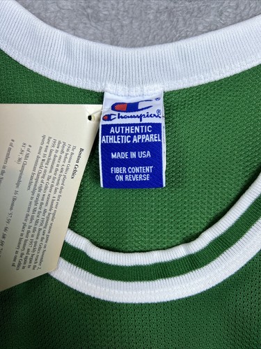 NWT Rare Vintage John Havlicek Boston Celtics Champion Jersey Gold Logo 50th 40 - Picture 5 of 10