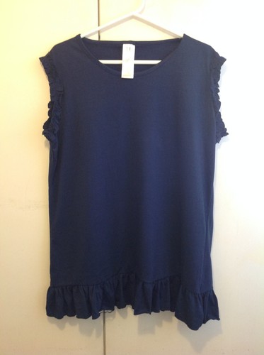 LADIES AVON 2 PIECE PYJAMA SET NAVY/PINK SIZE 22/24 BNWOT