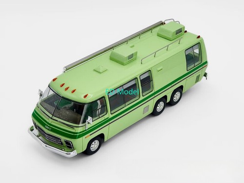 BN MK 1:64 Green HEC GMC Motor Home Road Trip RV Van Model Diecast Resin Car - Picture 16 of 18