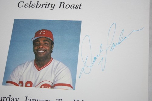 1985 DAVE PARKER Celebrity Roast Dinner Program and Rare Book Mark Facsimile Sig - Picture 3 of 10