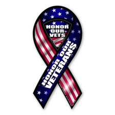 Honor Our Veterans 2-in-1 Ribbon Magnet