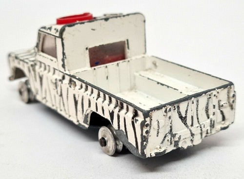 Corgi Toys Land Rover 109" W.B White Vintage Toy Car / Restoration Spares #5 - Picture 4 of 5
